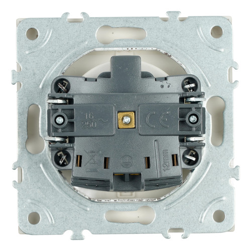 Розетка 1-местная с крышкой с защ. штор, STEKKER, с/з, IP42, 250В, 16А, серия Эмили, RST16-5112-08, кашемир, soft touch Розетка 1-местная с крышкой с защ. штор, STEKKER, с/з, IP42, 250В, 16А, серия Эмили, RST16-5112-08, кашемир, soft touch