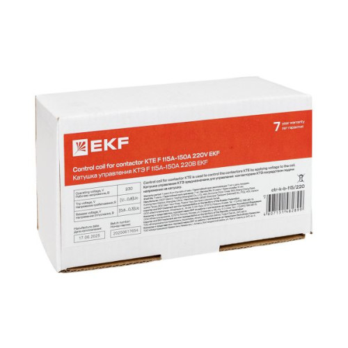 Катушка управления КТЭ F 115А-150А 230В EKF