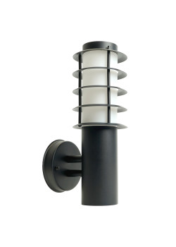 Светильник садово-парковый Feron DH046-B, Техно на стену, 18W E27 230V, черный