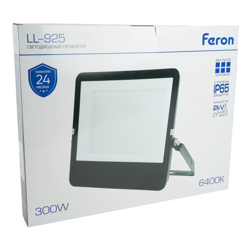 Светодиодный прожектор Feron LL-926 IP65 300W 6400K Светодиодный прожектор Feron LL-926 IP65 300W 6400K