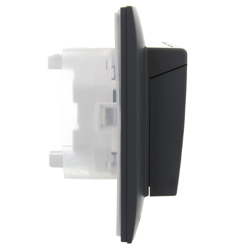 SKANDY Розетка 2-местная и крышкой 16А в сборе IP44 SK-R12G графит IEK SKANDY Розетка 2-местная и крышкой 16А в сборе IP44 SK-R12G графит IEK