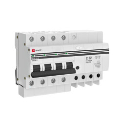АВДТ АД-4 4P (S) 32А х-ка C 100мА тип АС эл. 4,5кА PROXIMA EKF