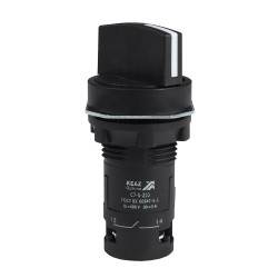 Переключатель 2 положения OptiSignal Compact D22 C7-S-210 черный 1НО XB7ND21