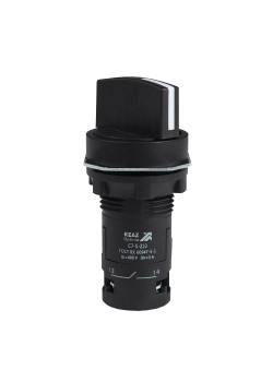 Переключатель 2 положения OptiSignal Compact D22 C7-S-210 черный 1НО XB7ND21