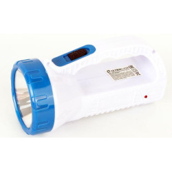 Фонарь аккумуляторный LED3861 LED + 12SMD 1Вт 2 режима 220В аккум. SLA пластик. бел. (кор.) Ultraflash 14256