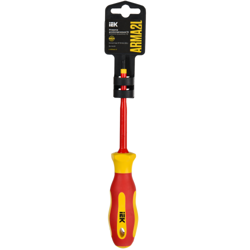ARMATOOL Отвертка диэлектрическая SL4,0х100 Т2 IEK