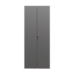 Дверь сплошная двухстворчатая для IT-CQE 2000 x 800 RAL9005