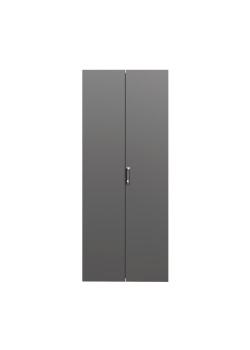 Дверь сплошная двухстворчатая для IT-CQE 1400 x 800 RAL9005