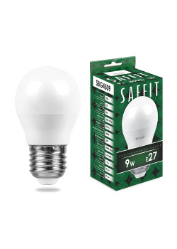 Лампа светодиодная SAFFIT SBG4509 Шарик E27 9W 230V 4000K