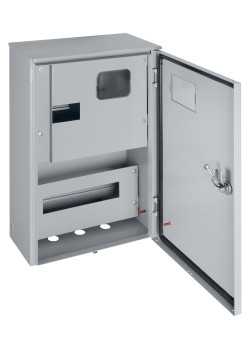 Корпус металлический ЩУ-3ф/1-0-12 IP66 (ЩУРН-3/12 IP66) с опломбировкой счётчика (542х347х180) TDM