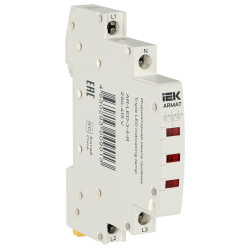 ARMAT Лампа индикаторная тройная LED 230-415В AC красная IEK