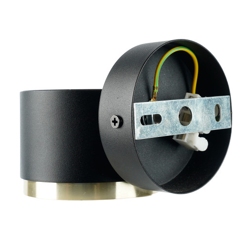 Светильник настенный Feron HL4598 Barrel DUET 12W, 230V,GX53, черный + золото IP20 Светильник настенный Feron HL4598 Barrel DUET 12W, 230V,GX53, черный + золото IP20