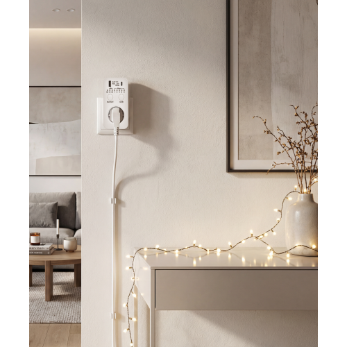 РТЭ-4 Розетка-таймер электронный с USB A+C 15мин-8ч 16А IP20 белый IEK РТЭ-4 Розетка-таймер электронный с USB A+C 15мин-8ч 16А IP20 белый IEK