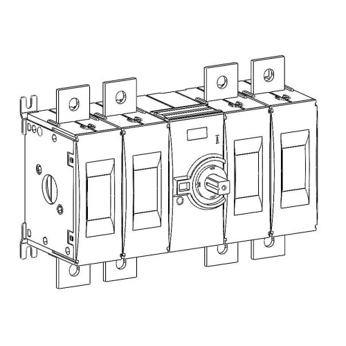 ВЫКЛ.-РАЗЪЕДИНИТЕЛЬ SYSTEMEPACT SD630 4P 400A РУКОЯТКА ФРОНТ. ЦЕНТР_РУКОЯТКА ЗАКАЗЫВАЕТСЯ ОТДЕЛЬНО