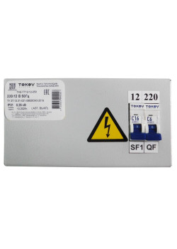 Ящик с понижающим трансформатором ЯТП 0.25 230/36 (2 авт. выкл.) IP31 TOKOV ELECTRIC TKE-TT12-36-250
