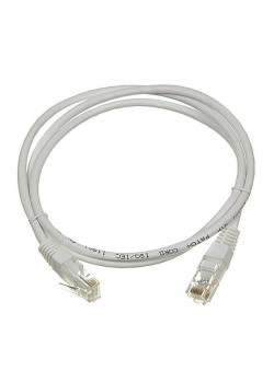 Патч-корд Lanmaster LAN-PC45/U5E-1.0-WH UTP RJ-45 вил.-вилка RJ-45 кат.5E 1м белый LSZH (уп.:1шт)