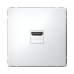 ARTGALLERY РОЗЕТКА HDMI, механизм, БЕЛЫЙ