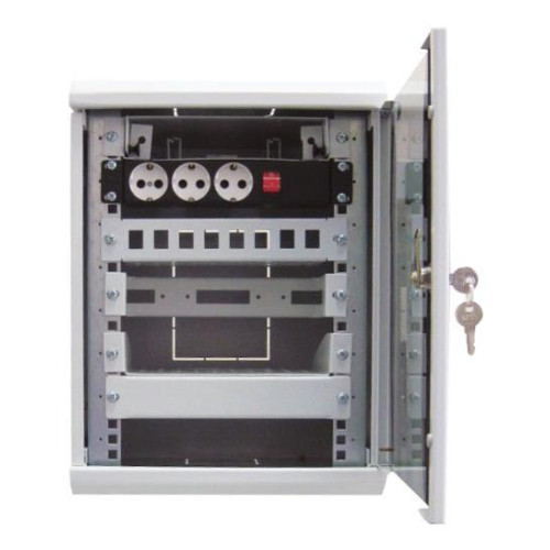 Шкаф коммутационный ЦМО (ШРН-12.255-10) настенный 12U 320x305мм пер.дв.стекл 100кг серый 255мм 10.62кг 180град. 600мм металл Шкаф коммутационный ЦМО (ШРН-12.255-10) настенный 12U 320x305мм пер.дв.стекл 100кг серый 255мм 10.62кг 180град. 600мм металл