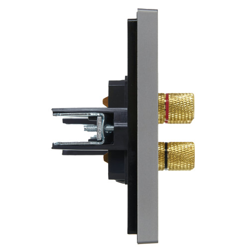FORTE&PIANO Аудиорозетка 4-местная FP539 сталь IEK FORTE&PIANO Аудиорозетка 4-местная FP539 сталь IEK