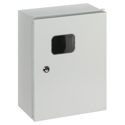 Корпус металлический ЩУРН-1/12, 400х315х165 мм, IP54, RAL7035 светло-серый LITE