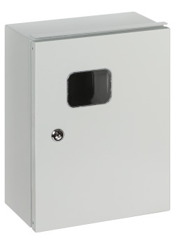 Корпус металлический ЩУРН-1/12, 400х315х165 мм, IP54, RAL7035 светло-серый LITE