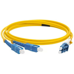 Патч-корд Lanmaster LAN-2LC-2SC/SU-3.0 2x9/125 OS1/OS2 LC дуплекс-SC дуплекс 3м LSZH оранжевый