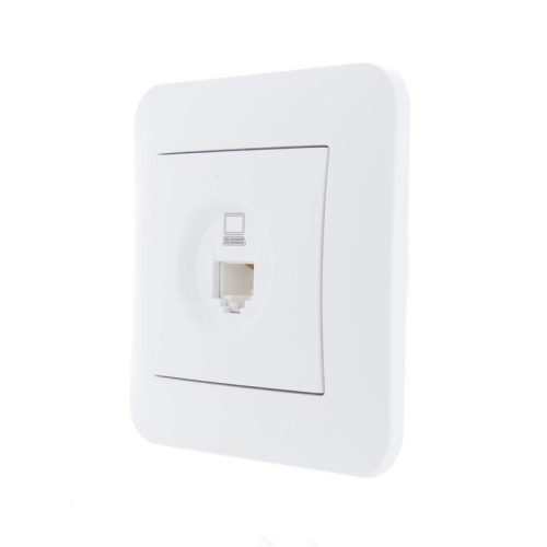 Розетка компьютерная 1-м СП Karina RJ45 механизм бел. LEZARD 707-0288-139 Розетка компьютерная 1-м СП Karina RJ45 механизм бел. LEZARD 707-0288-139