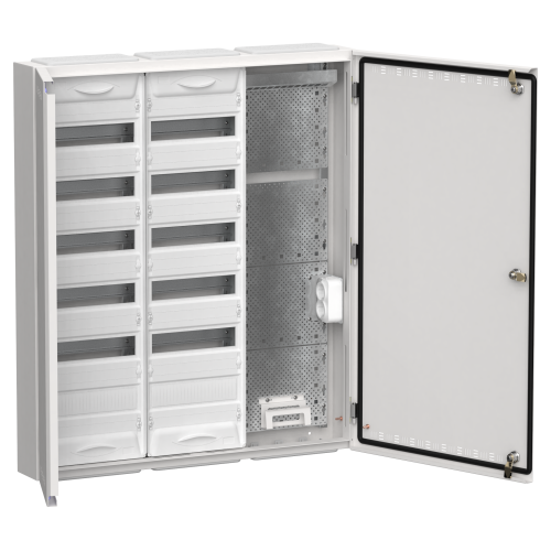 TITAN 5 Корпус комбинированный ЩРн-144 (3х72) 960х830х140мм IP30 белый IEK