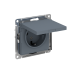 ATLASDESIGN РОЗЕТКА с заземлением со шторками с крышкой, 16А, IP20, механизм, ГРИФЕЛЬ ATLASDESIGN РОЗЕТКА с заземлением со шторками с крышкой, 16А, IP20, механизм, ГРИФЕЛЬ