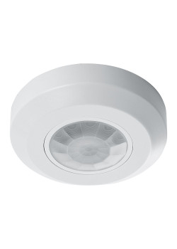 Датчик движения 400W 8m  120°(гориз.) 360°(верт.) белый SEN17
