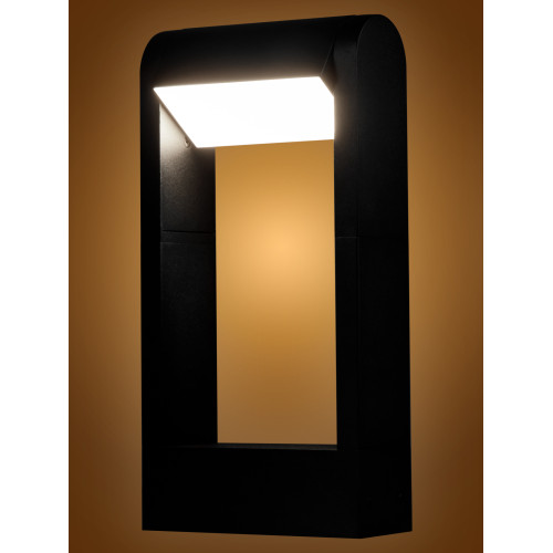 Светильник садово-парковый LED, Аура, H300 мм, 6 Вт, 3000 K, алюм./черн., IP65, TDM Светильник садово-парковый LED, Аура, H300 мм, 6 Вт, 3000 K, алюм./черн., IP65, TDM