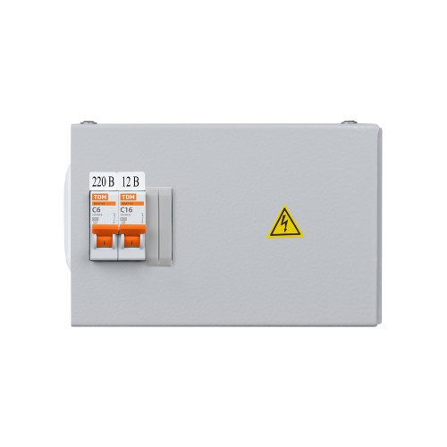 Ящик с трансформатором понижающим ЯТП-0,25 220/12-2 авт. IP31 TDM