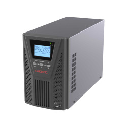 Онлайн ИБП ДКС серии Смолл Тауэр (Small Tower), 1000 ВА/900 Вт, 1/1, 2xSchuko, EPO,USB, RS-232, RJ45, з/у 6А, без АКБ