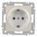 Розетка 1-м СП Accent 6-202-06 16А IP20 250В 2P+E Schuko перламутр. Intro Б0063695 Розетка 1-м СП Accent 6-202-06 16А IP20 250В 2P+E Schuko перламутр. Intro Б0063695