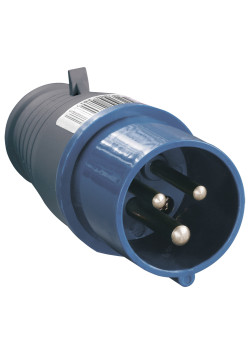 Вилка переносная ССИ-013 2P+PE 16А 200-250В IP44 IEK