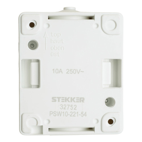 Выключатель 1-клавишный STEKKER, PSW10-111-54, открытой установки, 250В, 10А, IP54, серый/графит Выключатель 1-клавишный STEKKER, PSW10-111-54, открытой установки, 250В, 10А, IP54, серый/графит