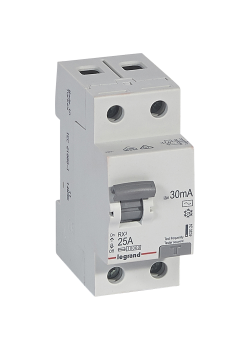 RX3 ВДТ 30мА 25А 2П AC LEGRAND