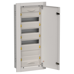 TITAN 5 Корпус металлический ЩРв-48 (1х48) 755х365х130мм IP31 серый (одна дверь) IEK
