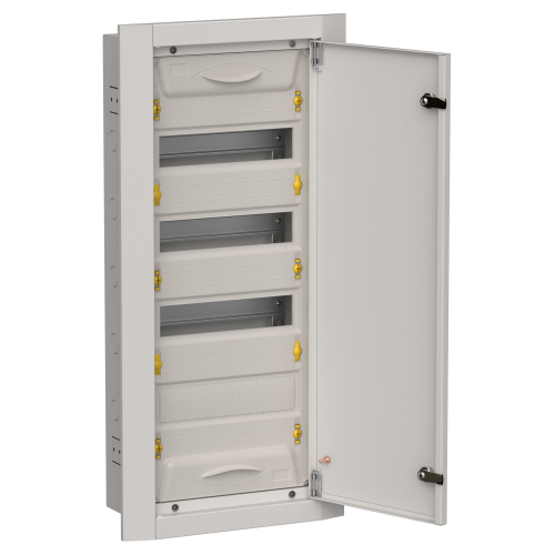 TITAN 5 Корпус металлический ЩРв-48 (1х48) 755х365х130мм IP31 серый (одна дверь) IEK