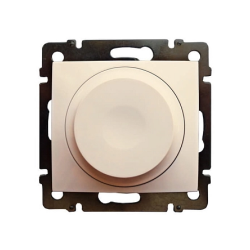 VALENA DIY Светорегулятор поворотно-нажимной универсальный LED 300Вт слоновая кость