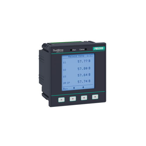 Счётчик электрической энергии 5A/1A (0,5S), 4DI+2DO, I4+AI+Ir, RS-485, Ethernet