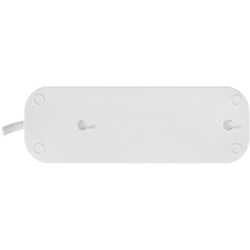 Сетевой удлинитель Defender R330 5м (3 розетки) белый (пакет ПЭ) Сетевой удлинитель Defender R330 5м (3 розетки) белый (пакет ПЭ)