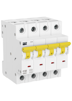 Автоматический выключатель M10N 4P C 32А MASTER IEK