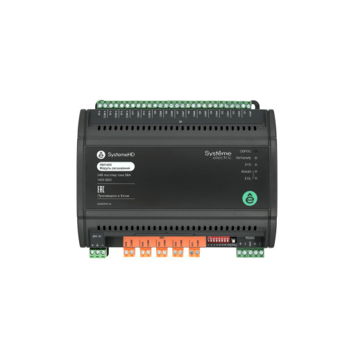 Модуль расширения SystemeHD, 14DI 5DO, RS485 Modbus RTU BACnet MS/TP ~24В/=24В