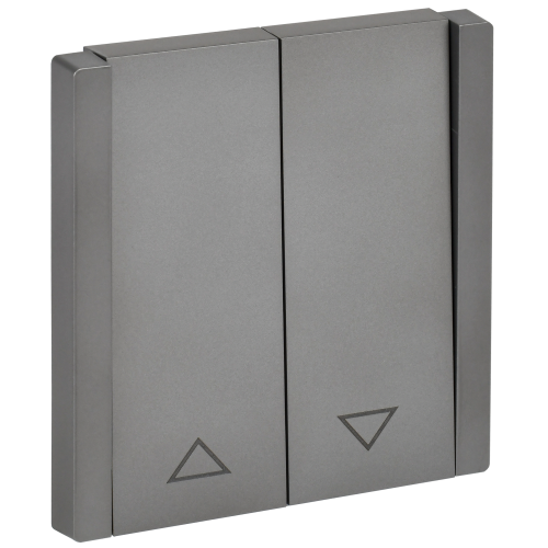 FORTE&PIANO Выключатель жалюзи 10А FP511 сталь IEK