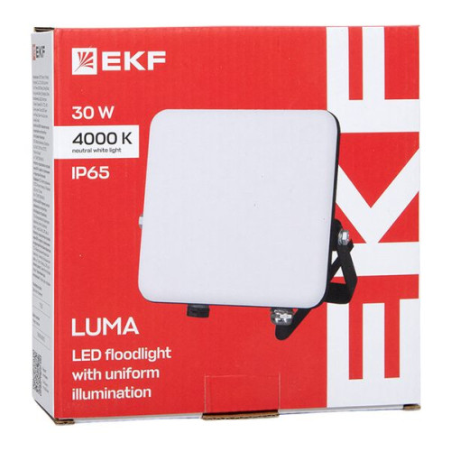 СДО-4003 30Вт 4000К IP65 с равномерной засветкой LUMA EKF СДО-4003 30Вт 4000К IP65 с равномерной засветкой LUMA EKF