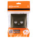 Розетка телефонная RJ11 + компьютерная RJ45 бронза Розетка телефонная RJ11 + компьютерная RJ45 бронза