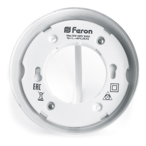 Светильник потолочный Feron HL356 12W, 230V, GX53, белый Светильник потолочный Feron HL356 12W, 230V, GX53, белый