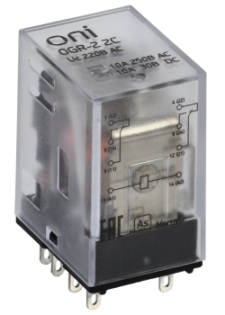 Реле общего назначения OGR-2 2C 220В AC ONI