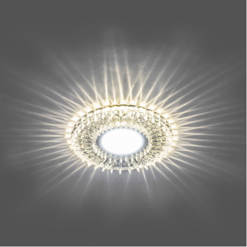 Светильник встраиваемый с белой LED подсветкой Feron CD900 потолочный MR16 G5.3 белый Светильник встраиваемый с белой LED подсветкой Feron CD900 потолочный MR16 G5.3 белый